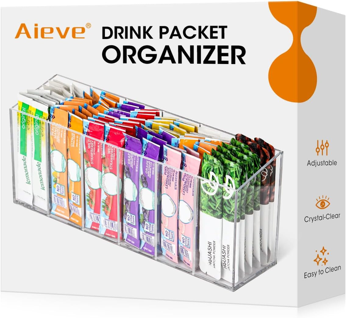 drink-packet-organizer-water-drink-packet-holder-with-removable-divider-water-flavor-packet-organization-container-for-kitchen-organizers-and-storage-6-compartments