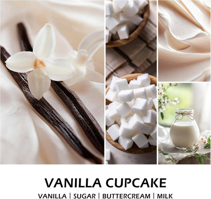 Vanilla Cupcake Scented Candle, Soy Wax 7 Oz2