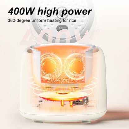5 Cup 2.5L Low Suger Rice Cooker with 304 Stainless Steel Inner Pot, Healthy for 2-3-Person Households, Office Workers & Low Carb Dieters, Exercisers and the Elderly4