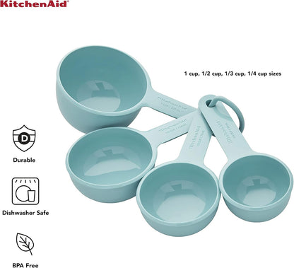 Kitchenaid Measuring Cups, Set of 4, Aqua Sky4