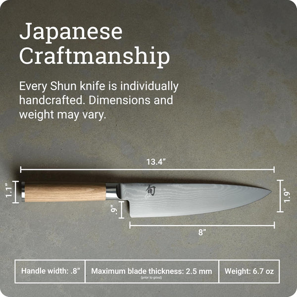 Shun Classic Blonde 8" Chef'S Knife5