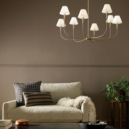 Eadie 8-Light Chandelier Light, Champagne Bronze9