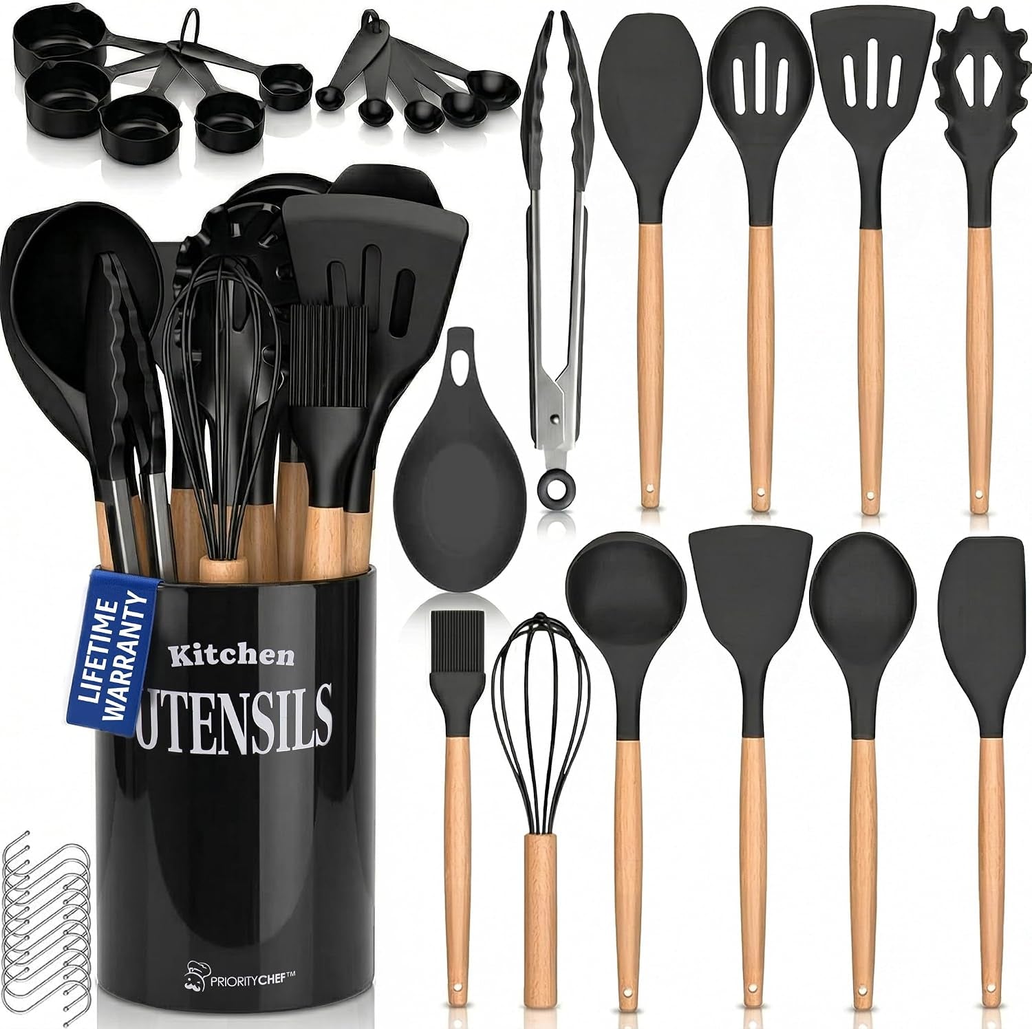 prioritychef-silicone-cooking-utensil-set-with-wooden-handles-kitchen-utensils-for-nonstick-and-ceramic-cookware-heat-resistant-up-to-446-f-black