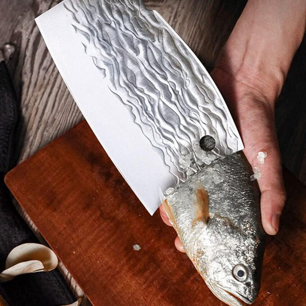 Meat Cleaver,Cleaver Knife, Kitchen Knives Forged Chopping Vegetables Fish Meat Cleaver Boning Butchering Knife Chef Knife Outdoor Hunting Cooking Tools2