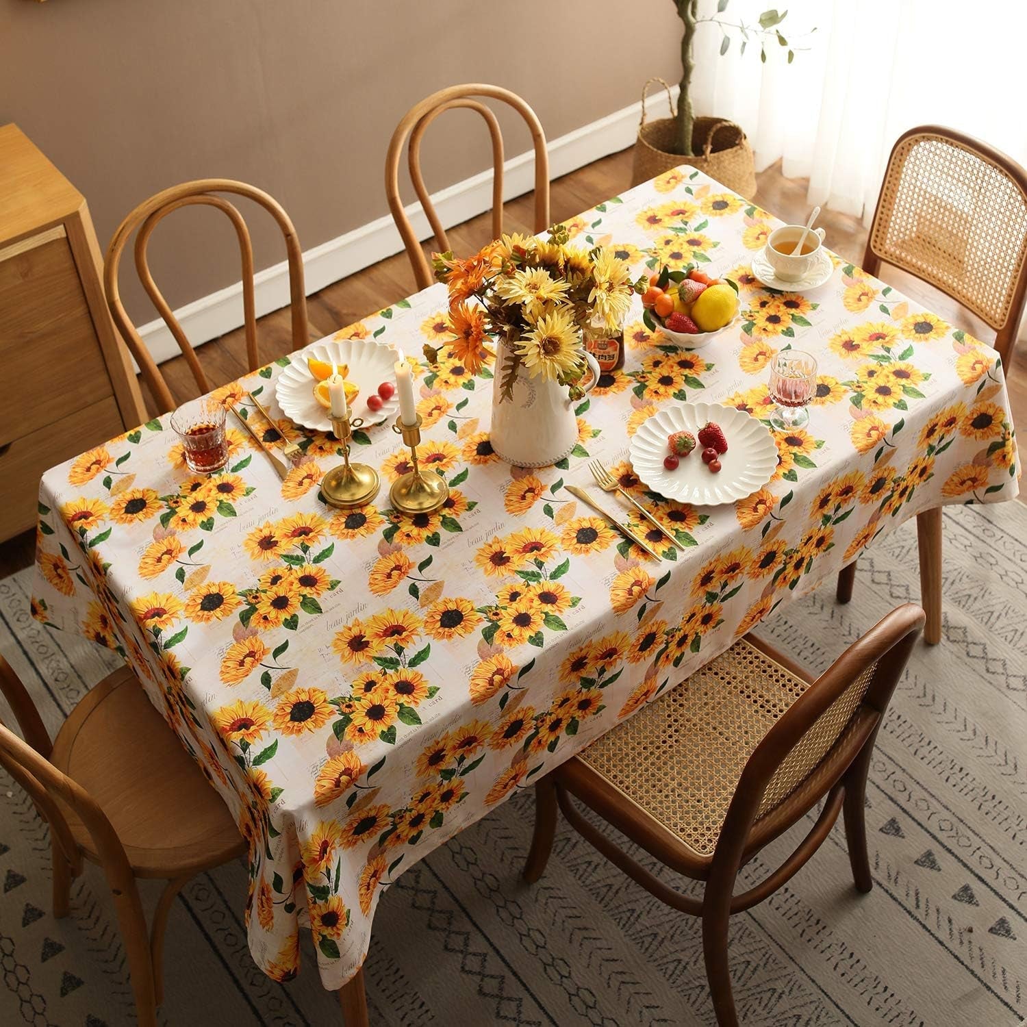 sunflower-tablecloth-orange-floral-table-cloth-for-rectangle-tables-waterproof-resistant-flower-table-cover-for-kitchen-dining-room-60-x-120-inch