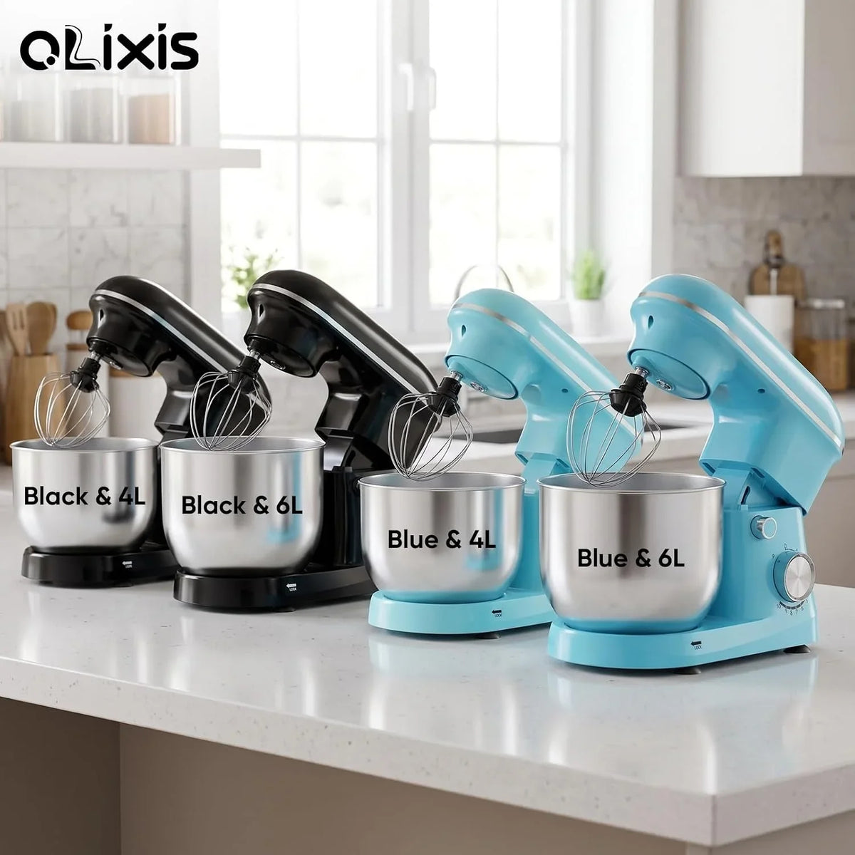 4-2-qt-stand-mixer-10-speed-tilt-head-electric-mixer-for-baking-include-dough-hook-whisk-flat-beater-splash-lid-10-speeds-handle-cakes-cookies-bread-dough-compact-easy-clean-bowl
