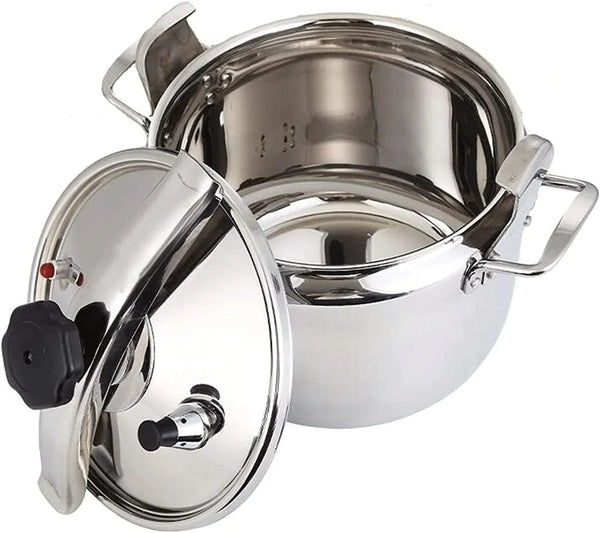 304 Stainless Steel Explosion-Proof Household Safety Large Capacity Multi-Function Large Pot Induction Cooker, Gas Stove Suitable for Hotels，Restaurants (Size : 18L)2