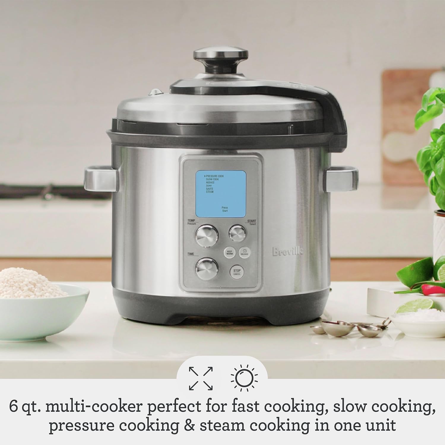 breville-fast-slow-pro-pressure-cooker-bpr700bss-brushed-stainless-steel-craft-a-variety-of-delicious-meals-with-multi-cooker-designed-for-fast-slow-pressure-and-steam-cooking-6-qt-capacity