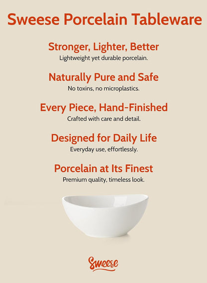 10 Oz Small White Porcelain Bowls - Set of 6 Dessert, Ice Cream, Snack & Yogurt Bowls, Ceramic Serving Bowls for Rice or Soup7
