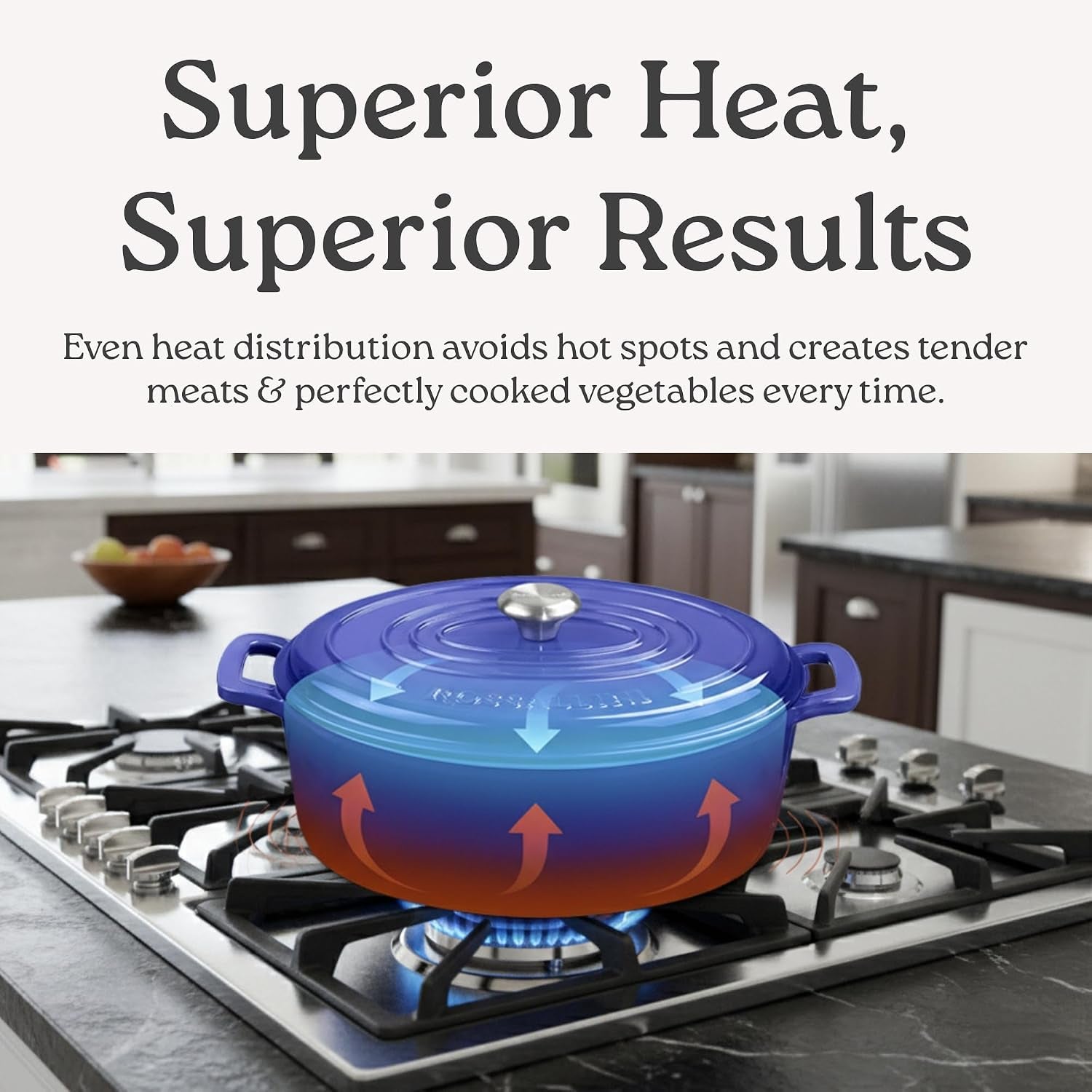 signature-enameled-cast-iron-oval-dutch-oven-non-stick-serving-pot-with-tight-fitting-lid-for-perfect-roasting-baking-sauteing-and-bread-making-5q-sage