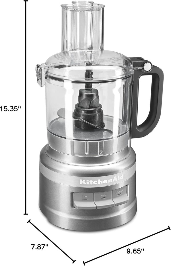 Kitchenaid 7-Cup Food Processor - KFP0718 | All-In-One Storage for Blades and Discs, Three Speed Control, 2-In-1 Feed Tube, Easy -Clean Work Bowl8