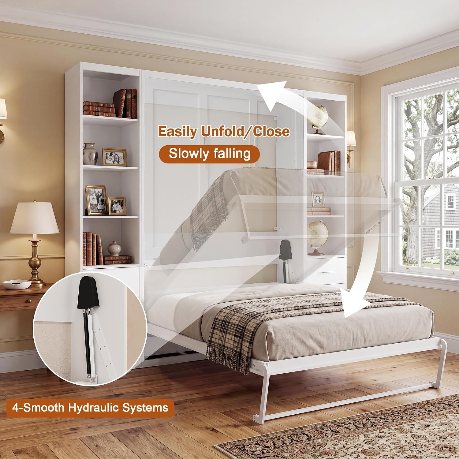 queen-murphy-bed-with-2-bookcase-space-saving-wall-bed-white