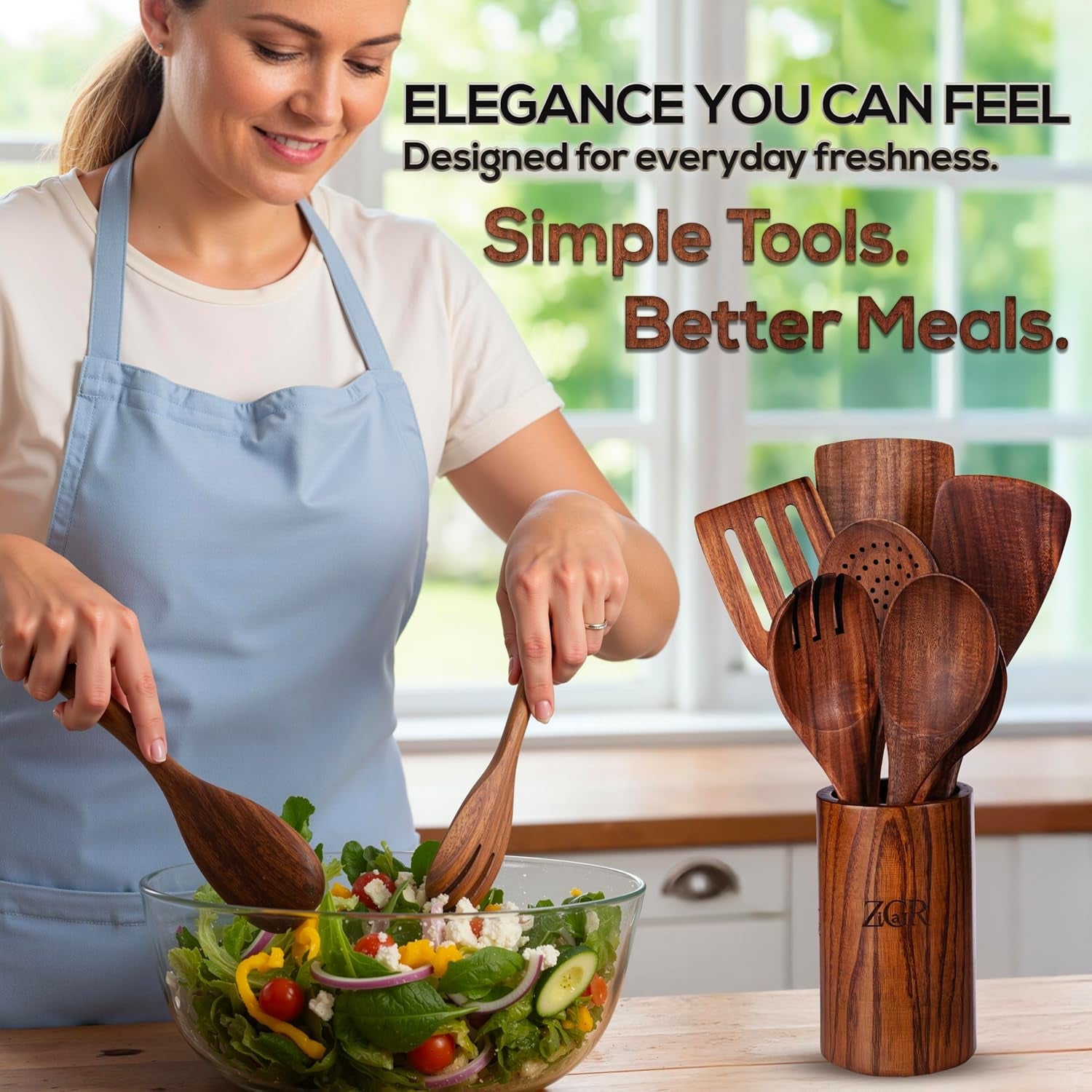 wooden-spoons-for-cooking-9-pieces-natural-teak-wood-kitchen-utensils-set-with-utensil-holder-spoon-rest-durable-heat-resistant-safe-smooth-curved-grip-non-scratch-non-stick-spatula