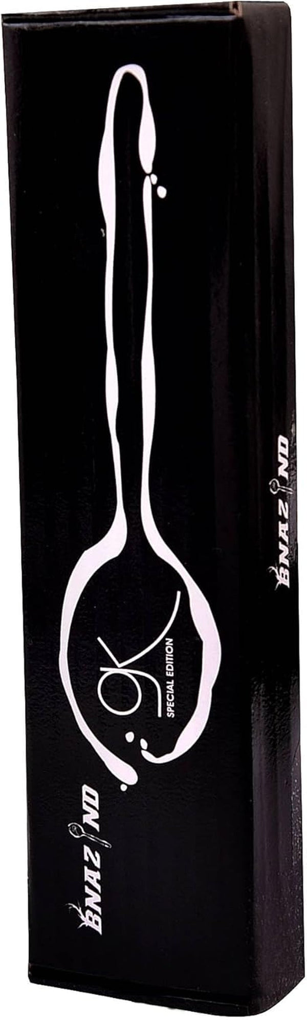 Kunz Perforated and Regular Set | Pack of 2 | 9 Inch 18/10 Stainless Steel Cooking Serving Spoon | Daily Chef, Basting, Quenelle, Saucing, Plating Spoon | Dishwasher Safe9