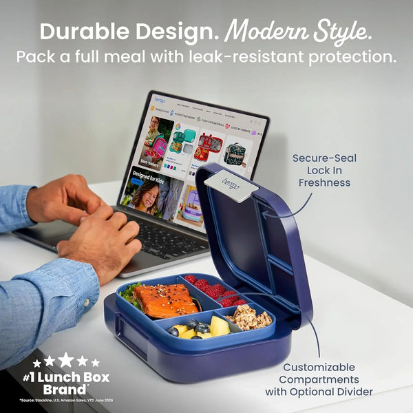 Bentgo Modern Adult Bento Lunch Box with 3-4 Compartments2