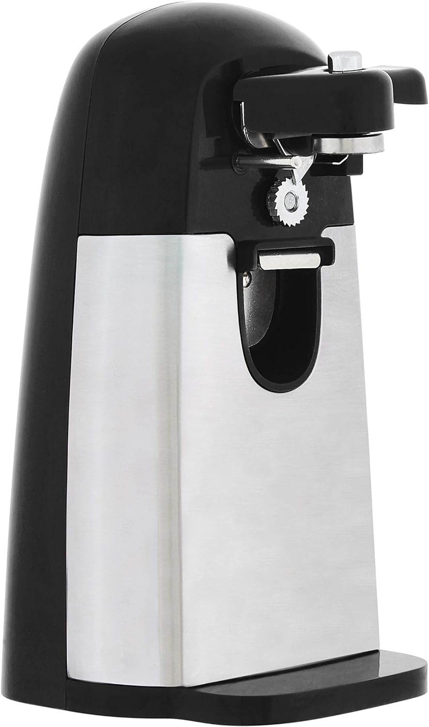 3-in-1-electric-can-opener-bottle-opener-and-knife-sharpener-with-stainless-steel-blade-magnetic-lid-holder-safe-easy-to-use-powerful-sleek-design-50w-black