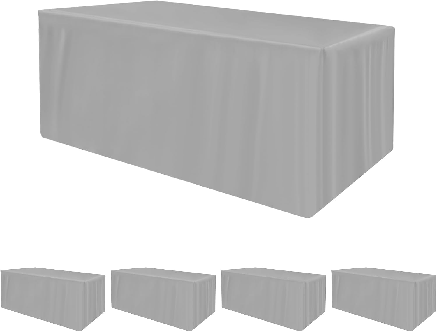 4-pack-6ft-silver-grey-rectangle-craft-shows-fitted-tablecloth