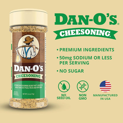 Dan-O’S Seasoning Variety Pack – 8 Bottle Set (Extra-Small Bottles) – Original, Spicy, Chipotle, Crunchy, Cheesoning, Preem-O, Sea-Soning & Tac-O – All Purpose, Sugar Free, Zero Calorie Spice Set3