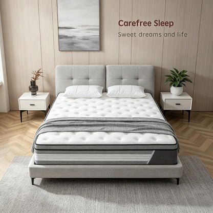 Full Size Mattress, 12 Inch Full Mattress in a Box, Pocket Coils2