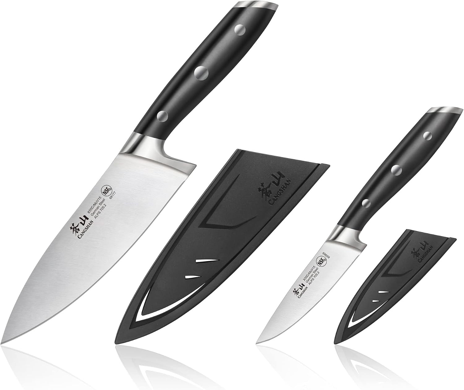 alps-series-502797-german-steel-forged-2-piece-starter-set-with-sheaths-black