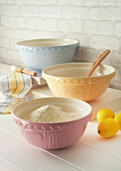 Chip Resistant Earthenware S12 Mixing Bowl, Pink, 29 Cm4