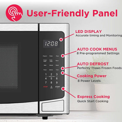 FRIGIDAIRE Microwave Oven, Inverter Technology, Multi Function, Programmable, 1.1 Cu Ft 1000-Watt3