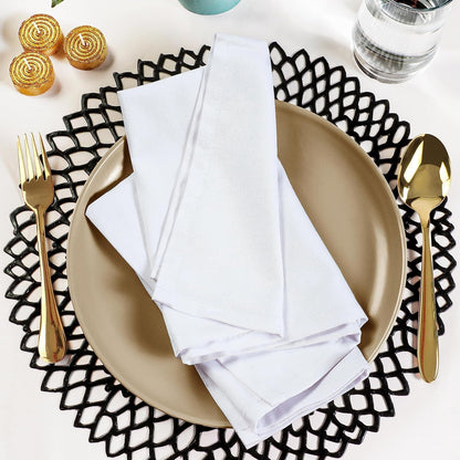Bulk Pack-288 Hotel Cloth Napkins, 18"X18", Wrinkle Resistant, White7