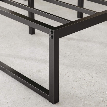 Lorelei 14 Inch Platforma Bed Frame/Mattress Foundation/No Box Spring Needed/Steel Slat Support, Full, Black (OLB-SMPB-14F)4