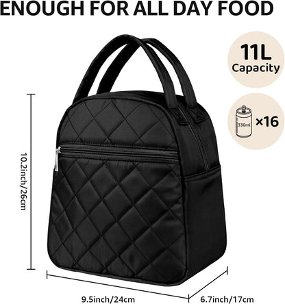 Lunch Bag Women Stylish Quilted Lunch Boxes for Adult3