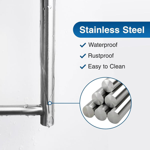 Paper Towel Holder,Self-Adhesive or Drilling， Brushed Nickel, 1 Pack | SUS304 Stainless Steel,Kitchen Roll Dispenser under Cabinet，Wall Mounted Rack3