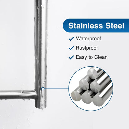 Paper Towel Holder,Self-Adhesive or Drilling， Brushed Nickel, 1 Pack3