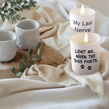 Funny Gifts for Women Lavender Scented Soy Candles for Dog Mom Dog Lovers5