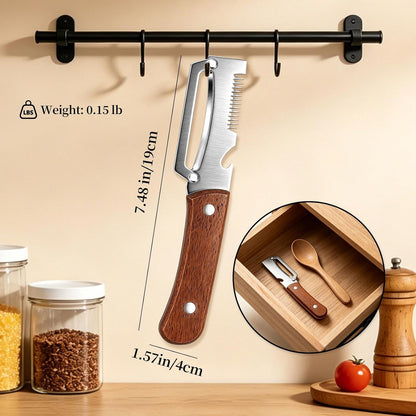 2 PCS Multifunctional Vegetable Peeler for Kitchen, 4-In-1 Peeler Shredder6