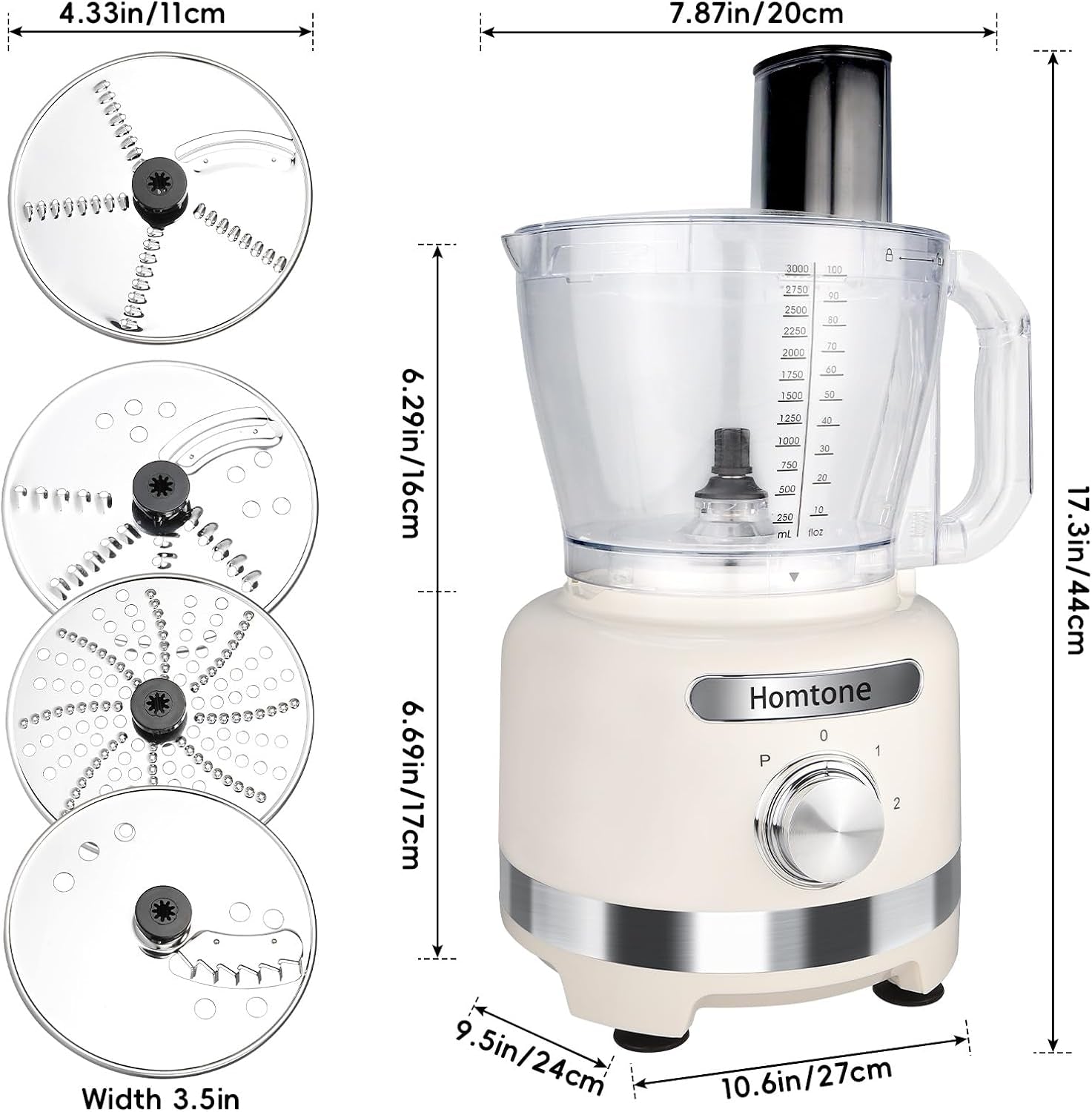 16-cups-food-processor-large-food-chopper-with-french-fry-cutter-9-functions-7-blades-for-shredding-slicing-doughing-for-home-use-3-speeds-600w-beige-16-cup