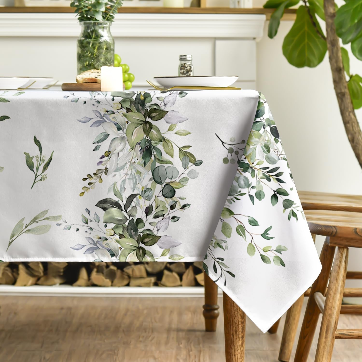 spring-tablecloth-52-x-70-inch-rectangular-green-eucalyptus