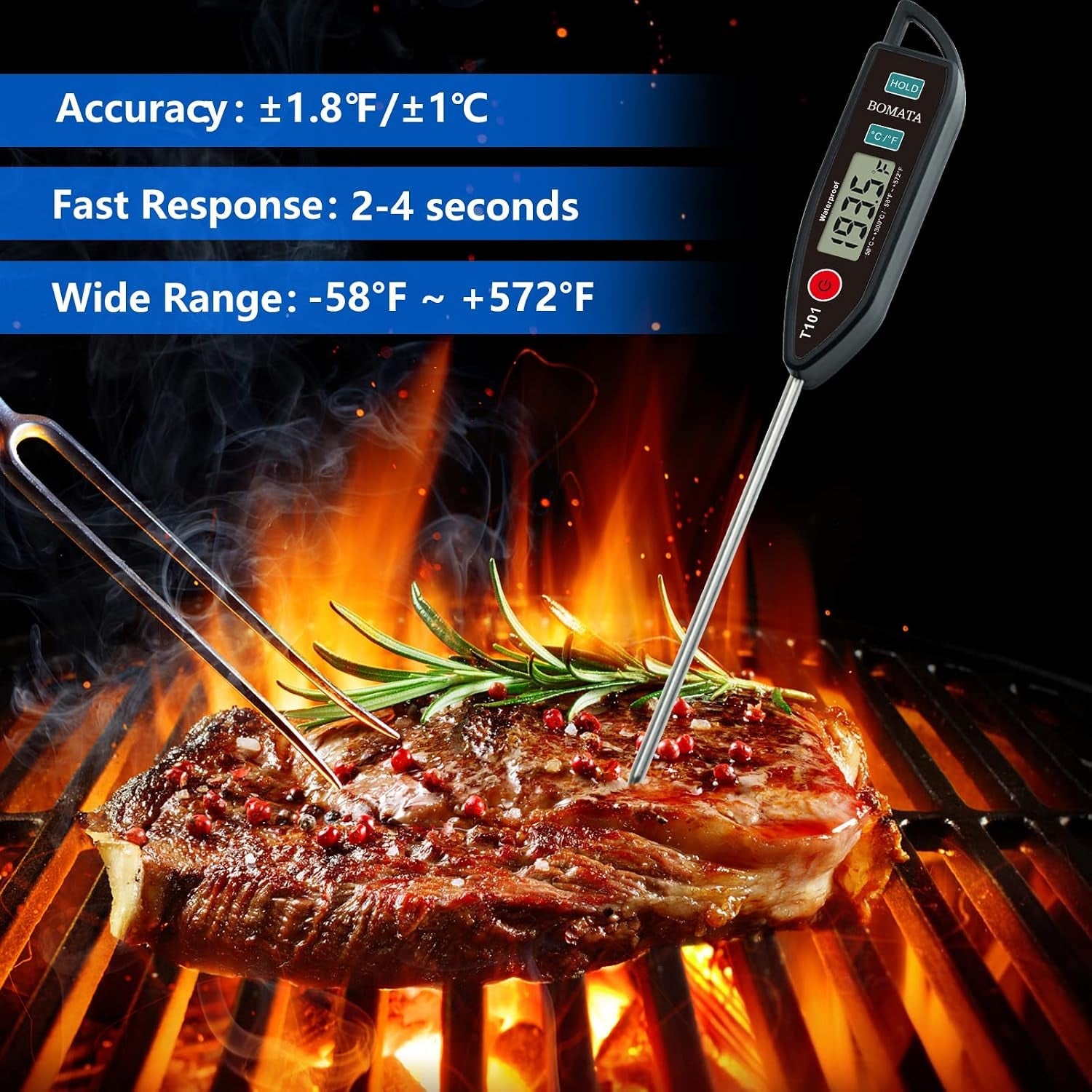 digital-water-thermometer-for-liquid-meat-cooking-ipx7-waterproof-instant-read-food-thermometer-5in-long-probe-for-candle-water-meat-bbq-t101-black-color