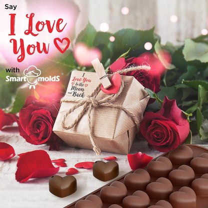 Chocolate Molds Silicone – Set of 6 – Non-Stick & Food Grade – Free Ebook | Chocolate Molds Silicone for Jelly Candies, Truffles, Bath Melts & Candles - Dishwasher Safe8