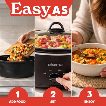 Slow Cooker - 6 Quart Removable Ceramic Pot, Manual Controls with 3 Temperature Settings, Dishwasher Safe Crock and Glass Lid, Black10