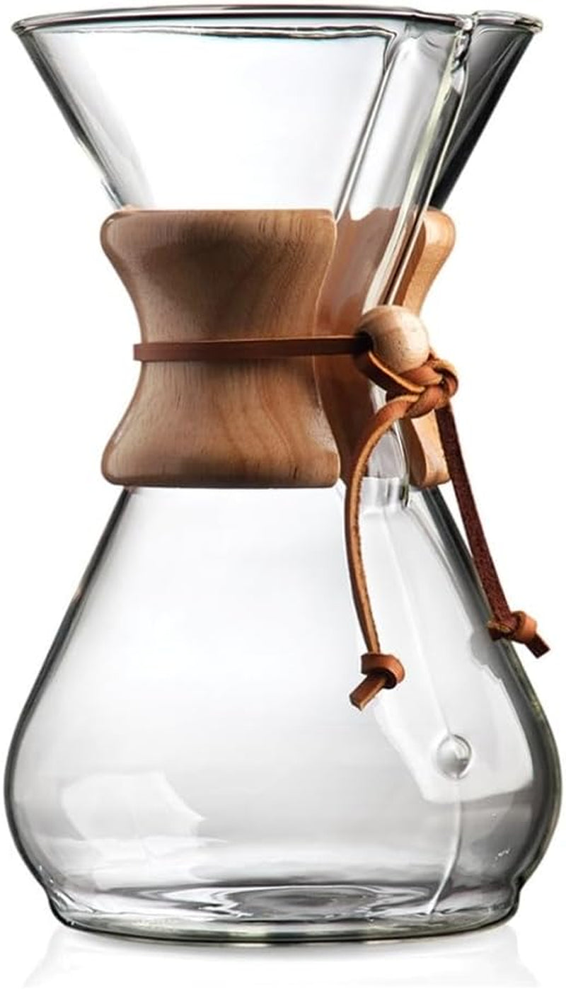 pour-over-glass-coffeemaker-classic-series-8-cup-exclusive-packaging-manual-drip-coffee-brewer-non-porous-borosilicate-glass-uses-bonded-filters-sediment-free