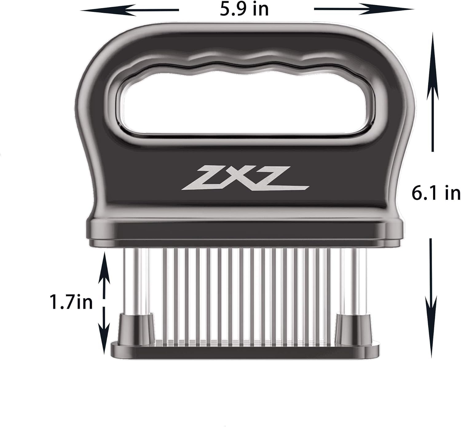 meat-tenderizer-48-stainless-steel-blades-for-beef-steak-chicken-48-sharp-stainless-steel-needles-auto-retractable-safety-cover-fast-marinating-for-pork-fish-turkey-dishwasher-safe