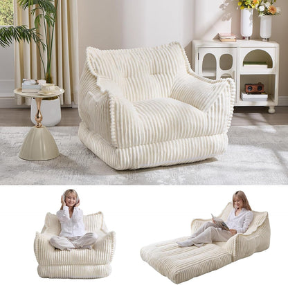 2 in 1 Folding Sofa Bed, Beige1