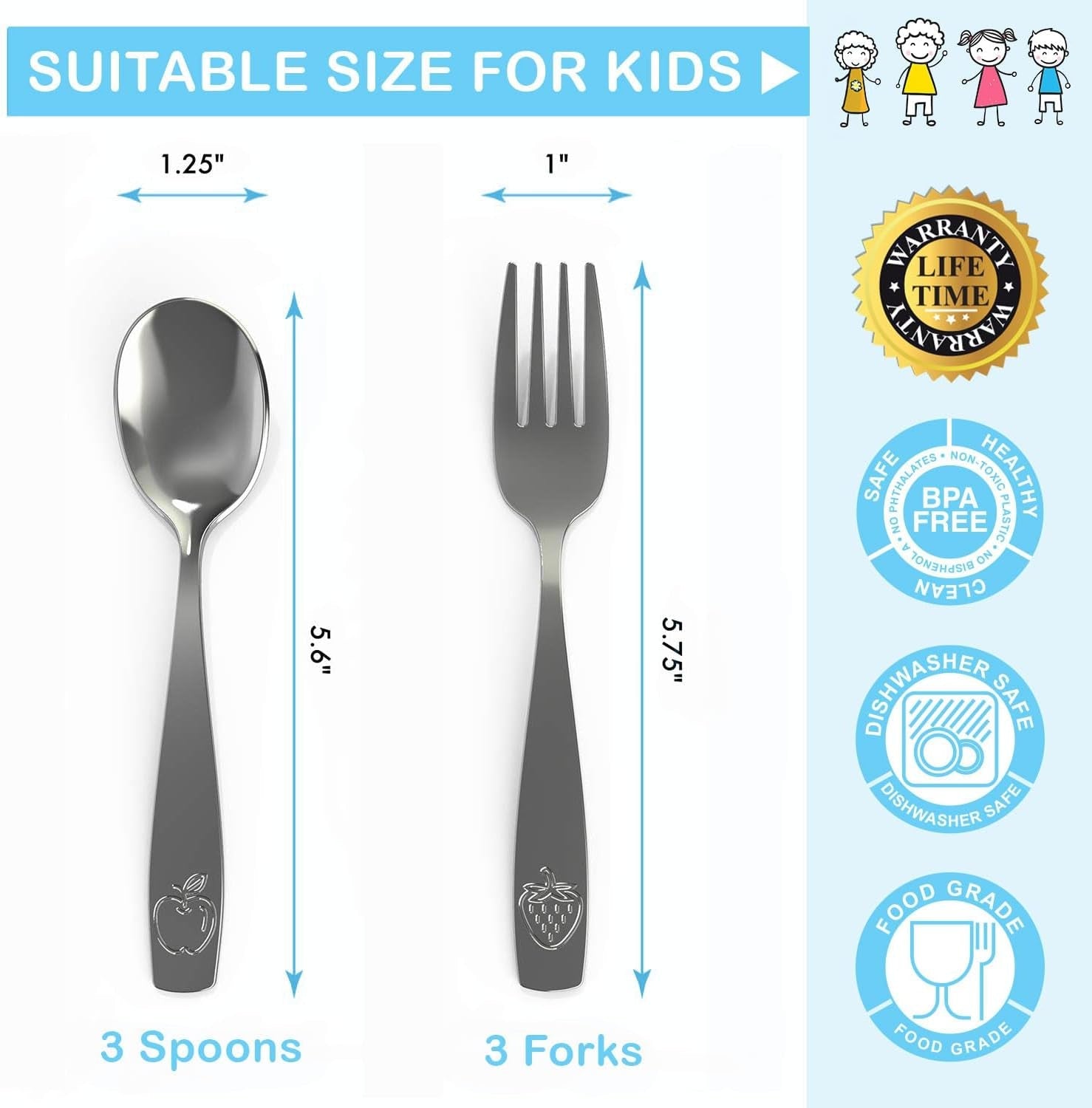 stainless-steel-kids-silverware-set-6-pieces-child-and-toddler-safe-flatware-kids-utensil-set-metal-kids-cutlery-set-includes-3-small-kids-spoons-kids-3-forks
