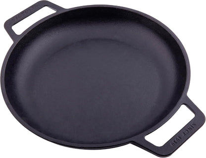 Cast Iron round Skillet with Double Loop Handles, Made in Colombia, 10 Inches1