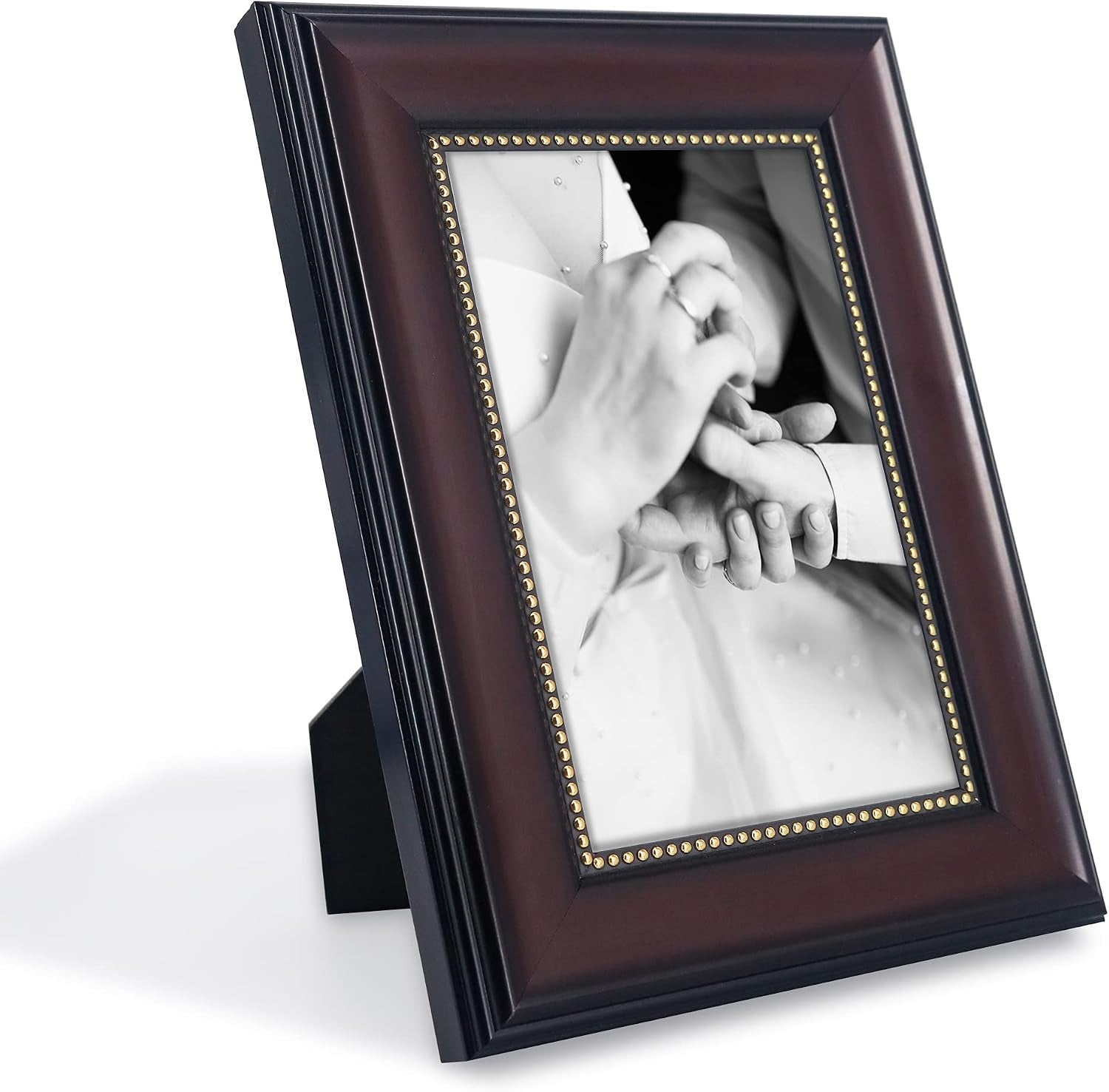 4x6-picture-frames-real-glass-display-photos-for-wall-or-tabletop-mahogany-with-gold-beads-2-pack