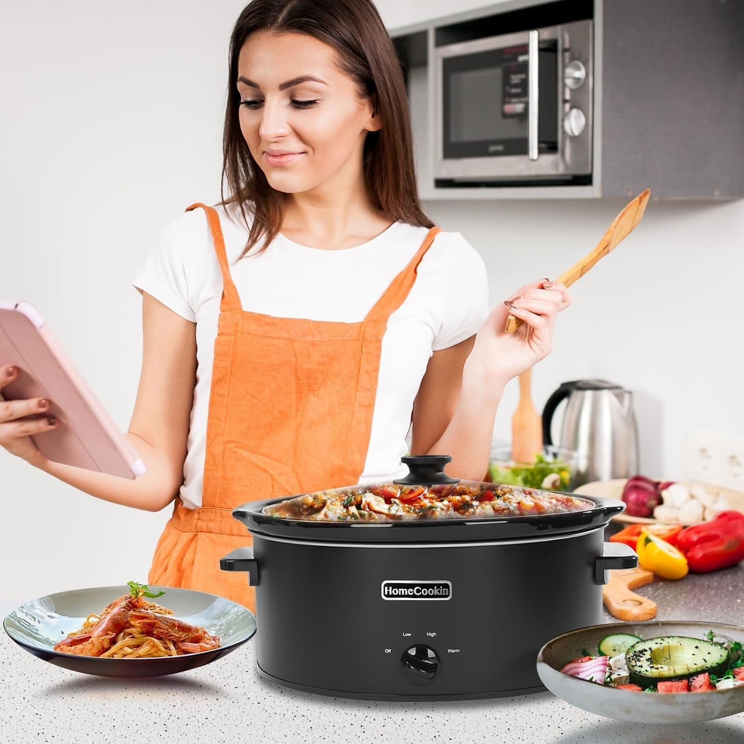 7-quart-slow-cooker-oval-manual-pot-food-warmer-with-3-cooking-settings-black-stainless-steel