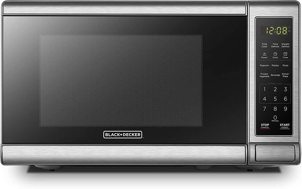 BLACK+DECKER Countertop Microwave Oven, 0.7 Cu.Ft, 700W, Stainless Steel1