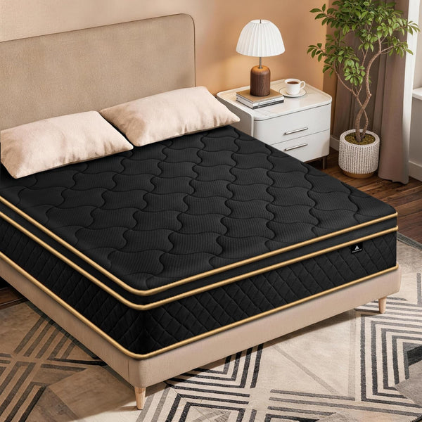 Twin Mattress 10 Inch Twin Size Mattresses in a Box Memory Foam Hybrid Twin Mattress Soft with Individual Pocket Spring for Motion Isolation, Edge Support, Medium Firm2