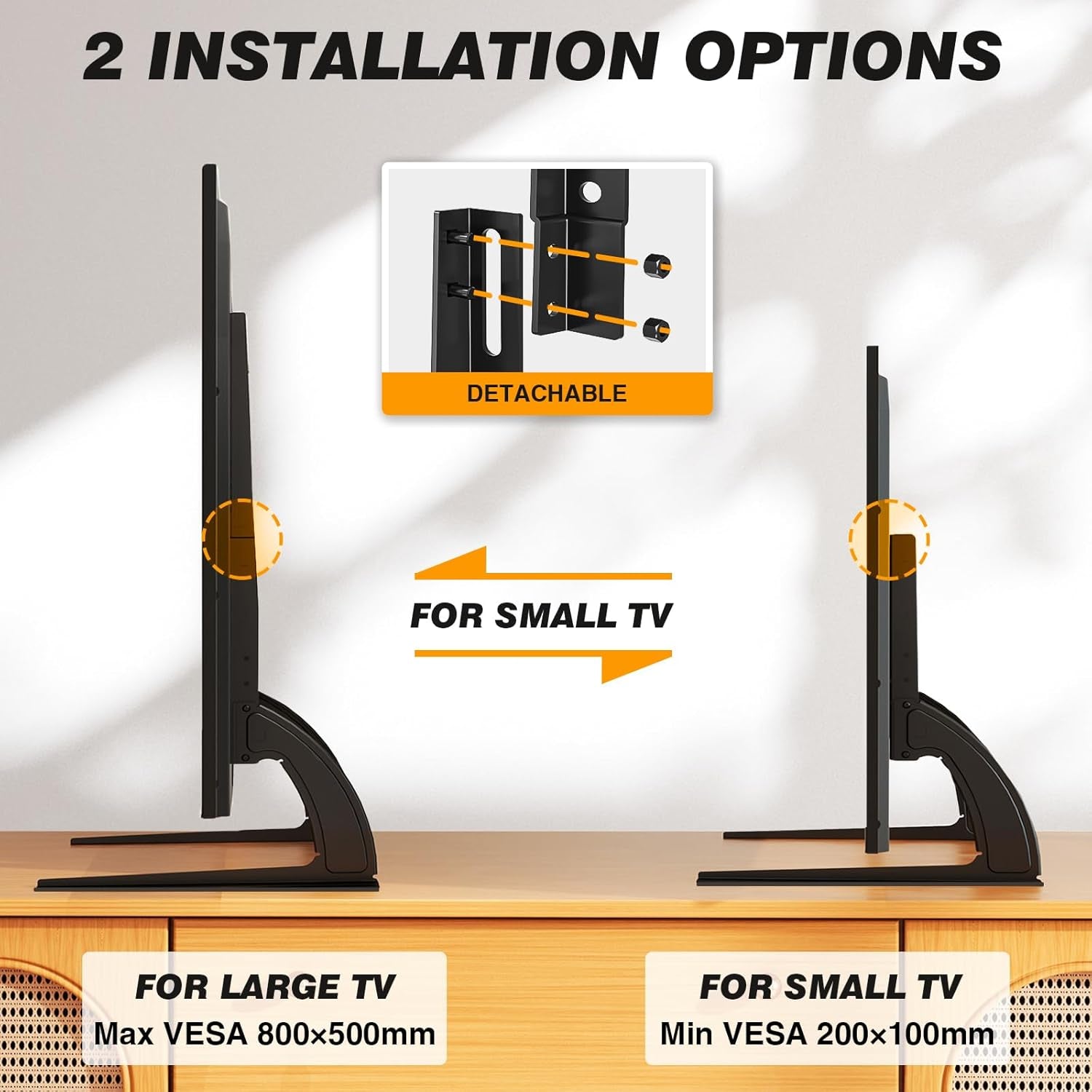 tv-stand-mount-universal-tabletop-for-22-65-inch-flat-screen-tvs-height-adjustable-tv-base-strong-tv-legs-holds-up-to-88lbs-max-vesa-800-x-500mm-plasma-lcd-led