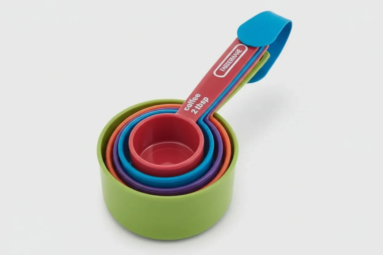 5-Piece Measuring Cup Set with Coffee Scoop, BPA-Free