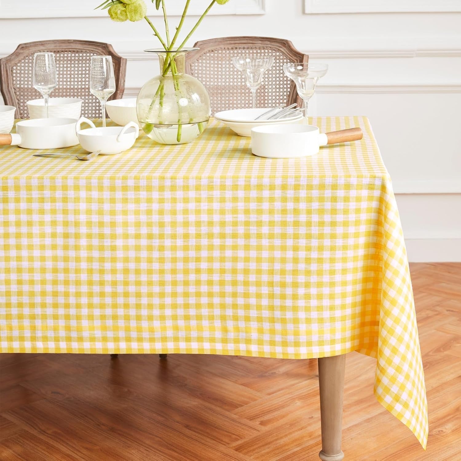100-pure-linen-tablecloth-yellow-gingham-check-60-x-144-in